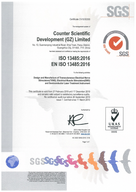 CHINA Shenzhen Guangyang Zhongkang Technology Co., Ltd. Certificaten
